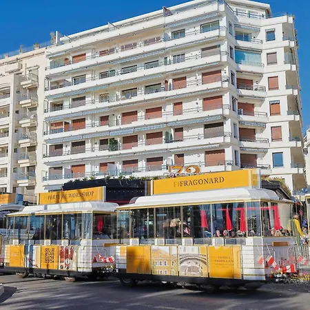아파트 Sable Croisette - De Luxe Avec Terrasse Et Vue 칸느